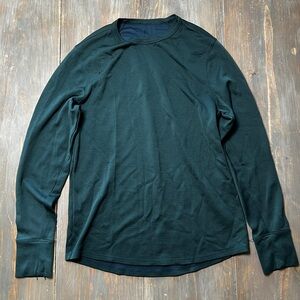 lululemon athletica Deep Green Long Sleeve Tee